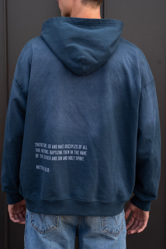 SEND HOPE EVERYWHERE navy hoodie