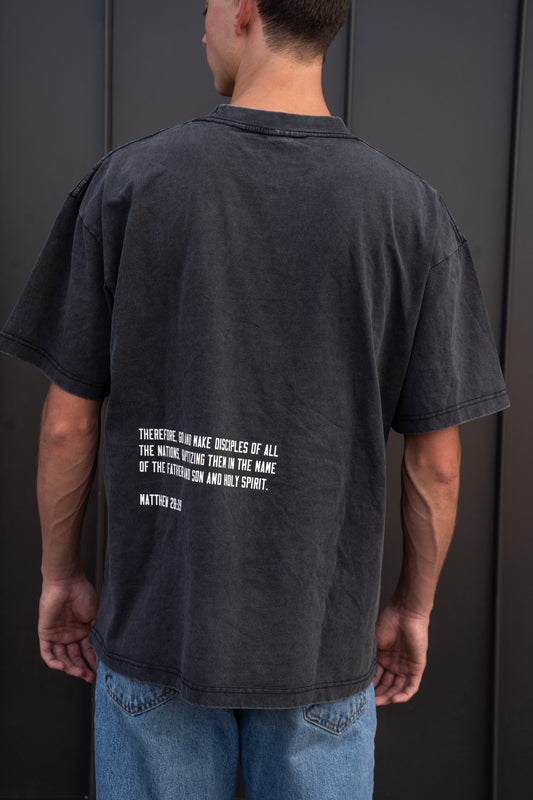 SEND HOPE EVERYWHERE vintage black tee