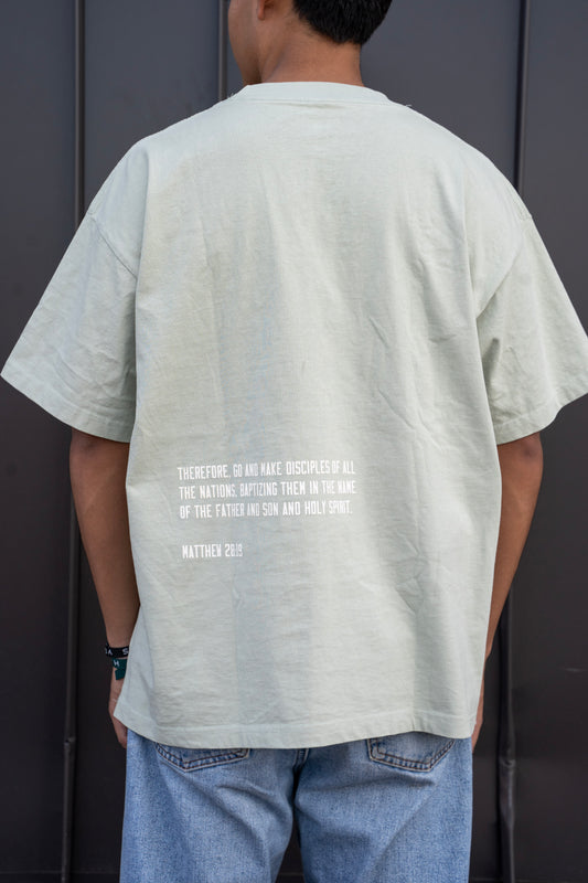 SEND HOPE EVERYWHERE sage tee